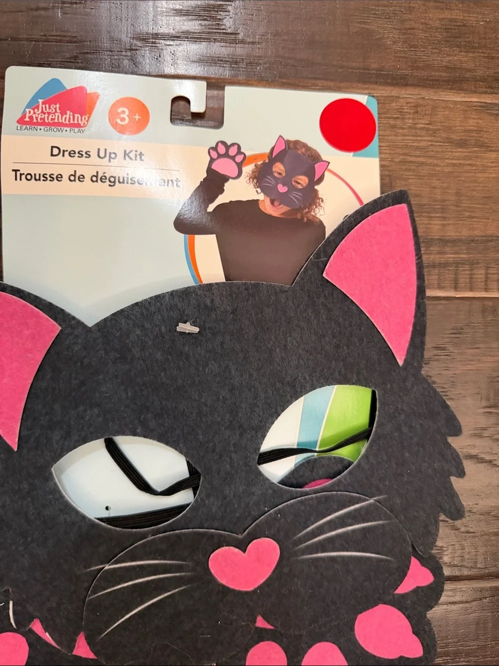Kids Costume Cat Dress-Up Mask and Multi-Color Ghost Headband Set Halloween